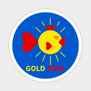 Gold Fish Magnet